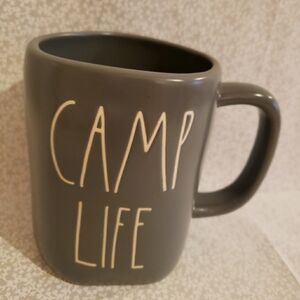 Rae Dunn Coffee Mug Gray INTO THE WILD